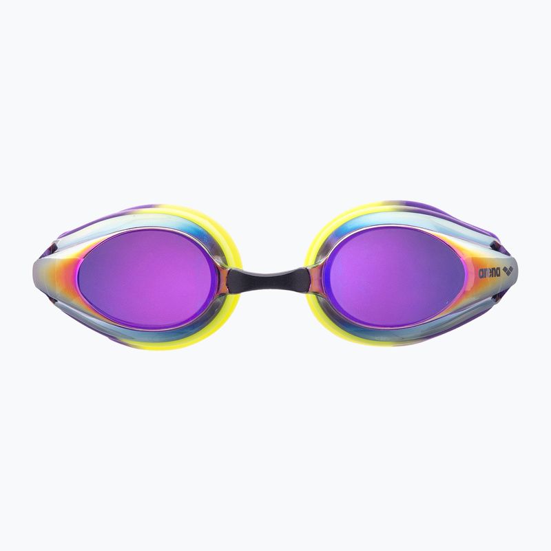 Swim goggles arena Tracks Mirror violet/plum/artic lime 4