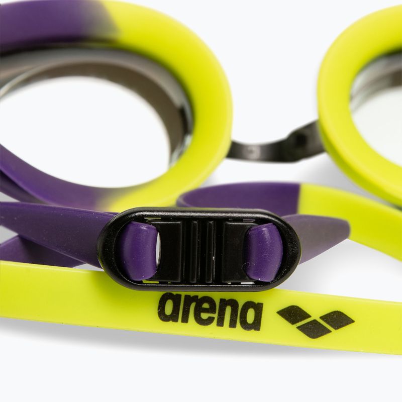 Swim goggles arena Tracks Mirror violet/plum/artic lime 6