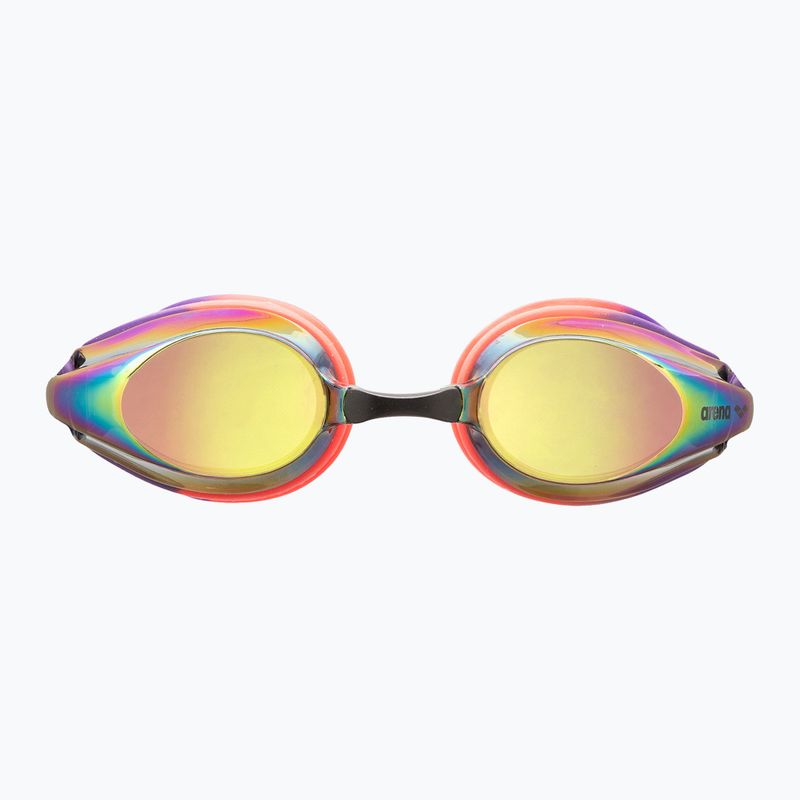 Swim goggles arena Tracks Mirror copper/plum/bright coral 4