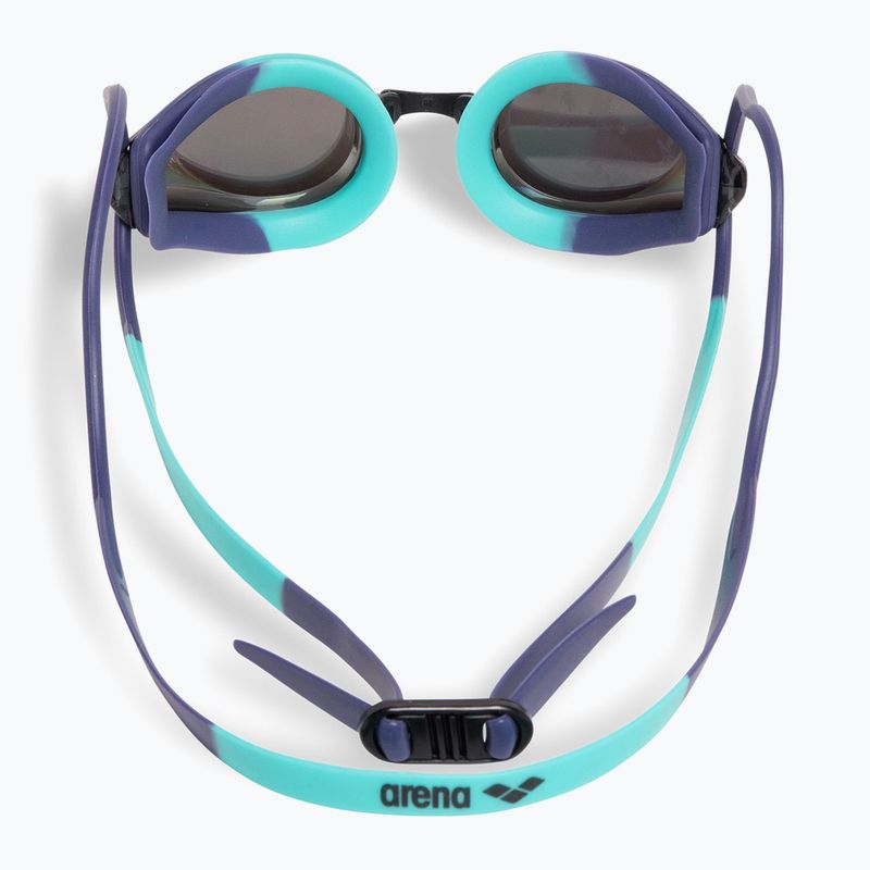 Swim goggles arena Tracks Mirror turquoise/future dusk/water 3