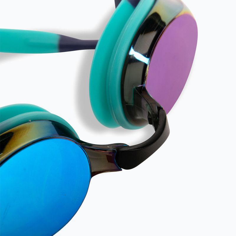 Swim goggles arena Tracks Mirror turquoise/future dusk/water 5