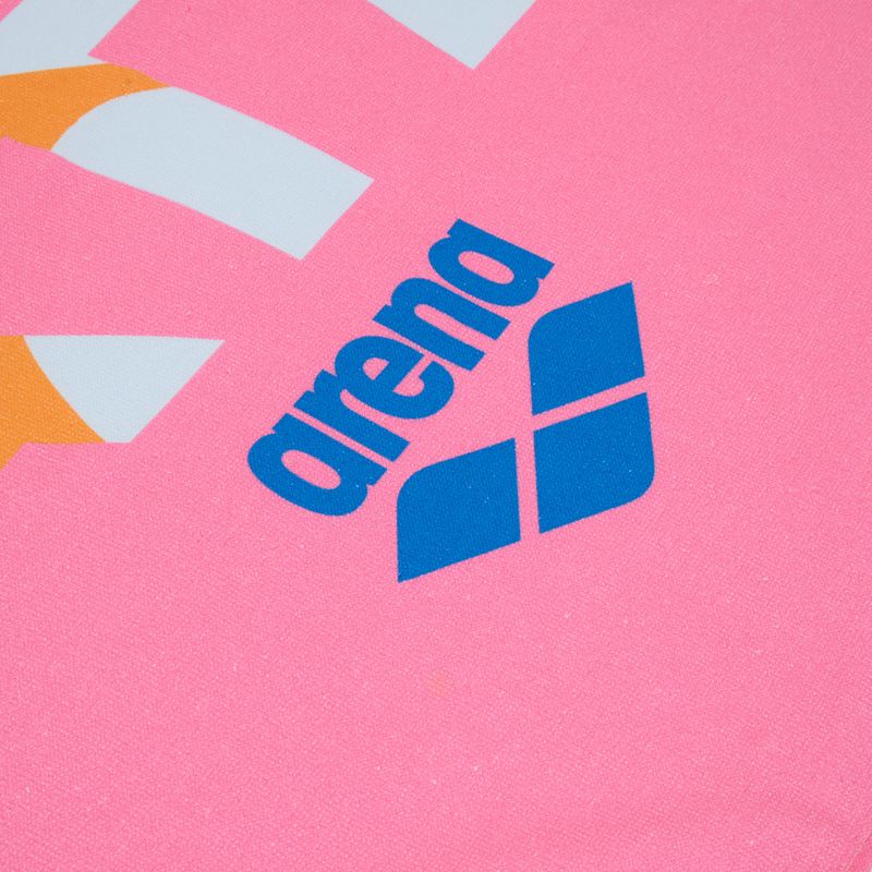 Arena towel Printed shocking pink multi 2