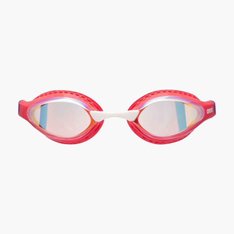 Arena Air-Speed Mirror swim goggles yellow copper/bright coral/plum 4