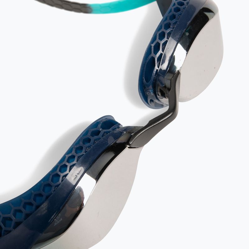 Arena Air-Speed Mirror swim goggles silver/navy/water 5