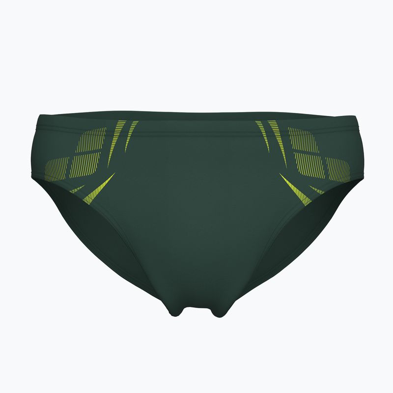 Men's arena Poseidonia Swim Briefs dark sage/artic lime