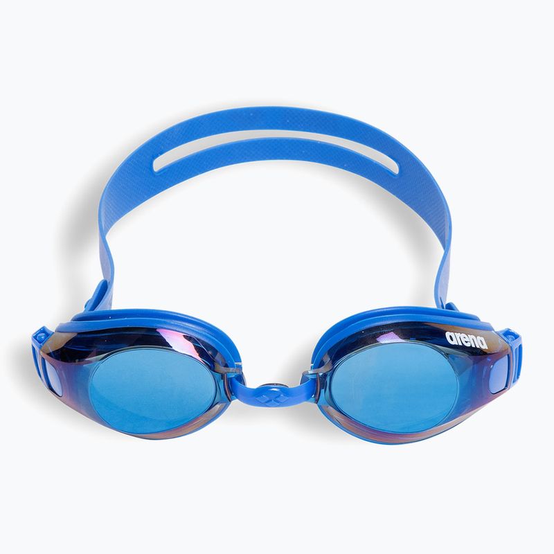 Arena Zoom X-Fit Mirror blue/blue/blue swimming goggles 2