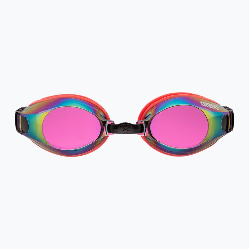Arena Zoom X-Fit Mirror copper/bright coral/plum swimming goggles 4