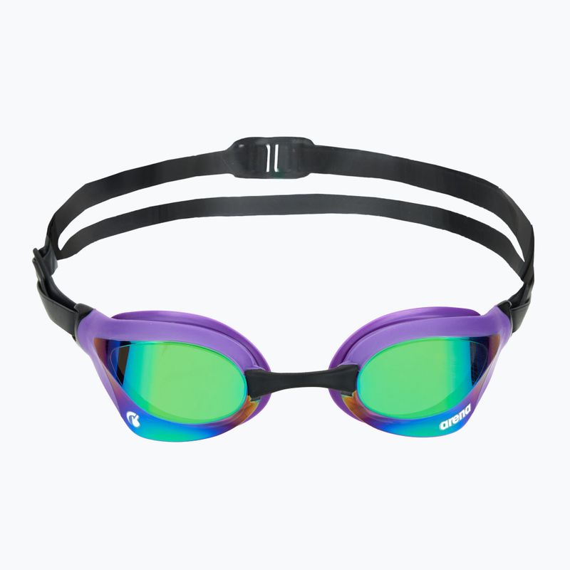 Arena swimming goggles Cobra Swipe Mirror emerald/plum/black 2
