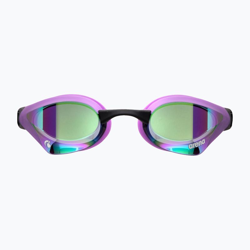 Arena swimming goggles Cobra Swipe Mirror emerald/plum/black 4