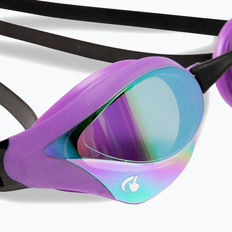 Arena swimming goggles Cobra Swipe Mirror emerald/plum/black 6