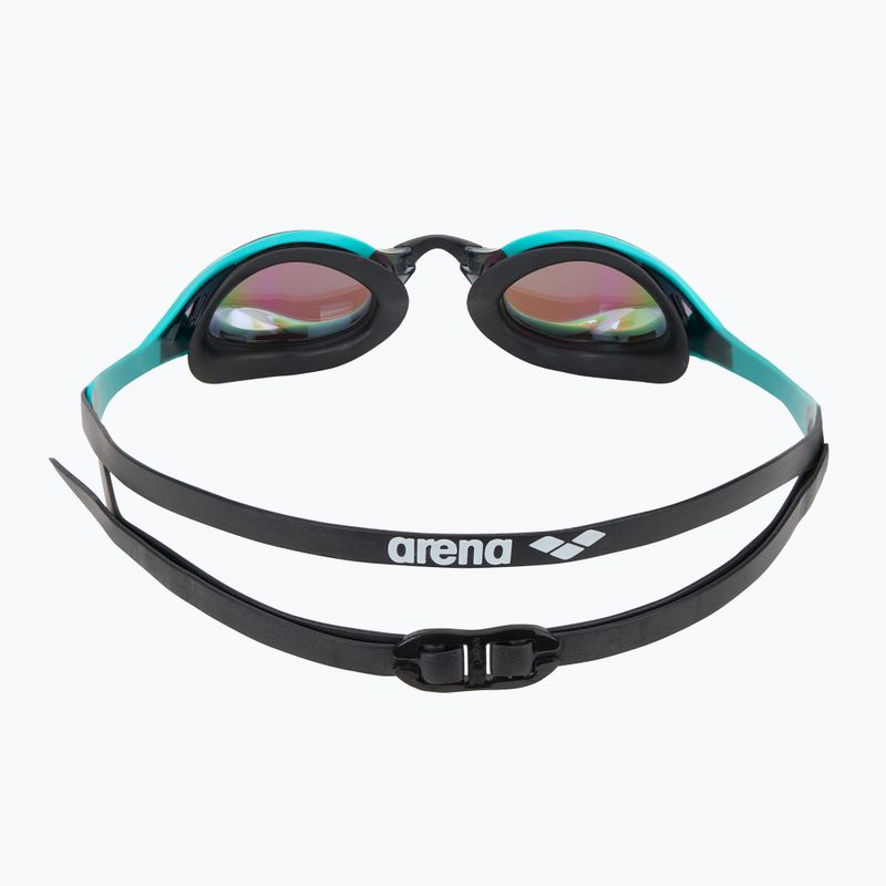 Arena swimming goggles Cobra Edge Swipe Mirror emerald/peacock/black 4