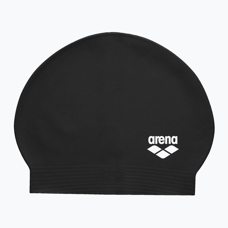 Arena Soft Latex II swimming cap black/white
