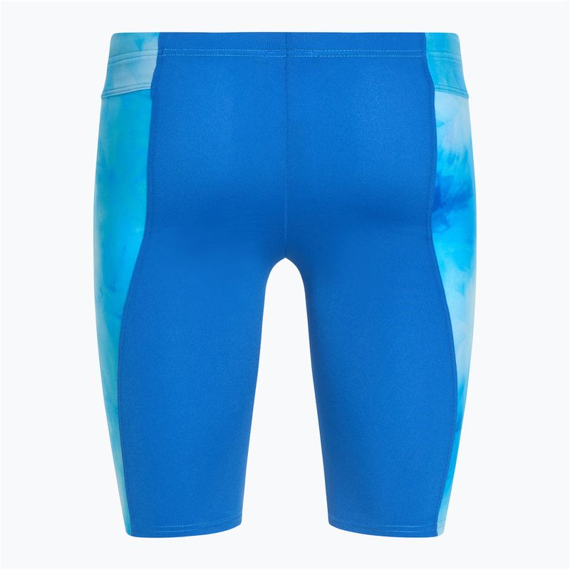 Men's swimming jammers arena Tie-Dye Jammer Allover Print blue multi/royal 2