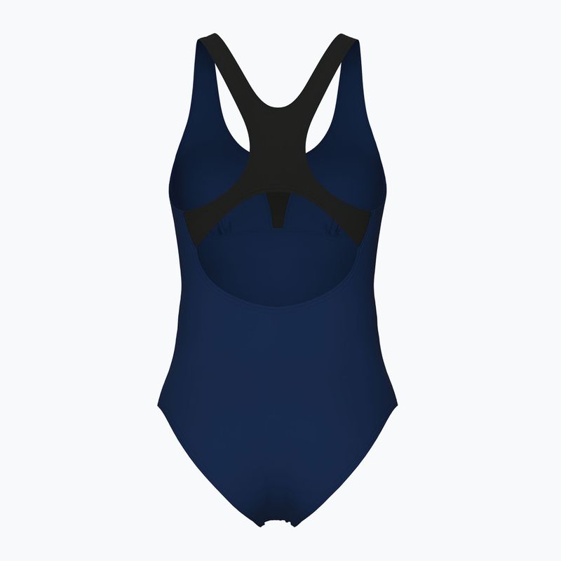 Women's one-piece swimsuit arena Control Pro Solid navy/black 2