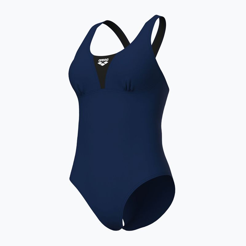 Women's one-piece swimsuit arena Control Pro Solid navy/black 4