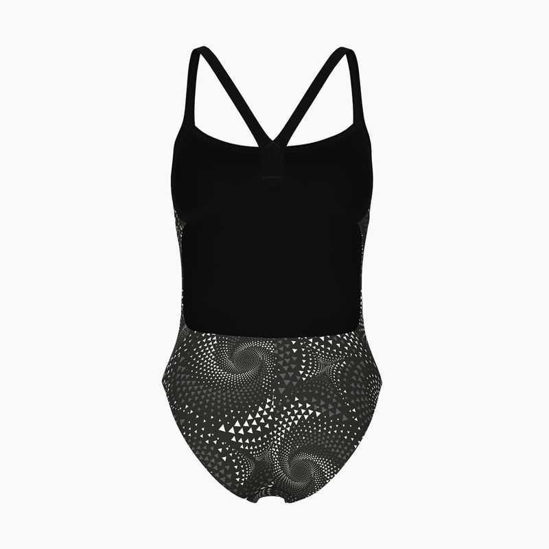 Women's one-piece swimsuit arena Fireflow Challenge Back black/team black 2