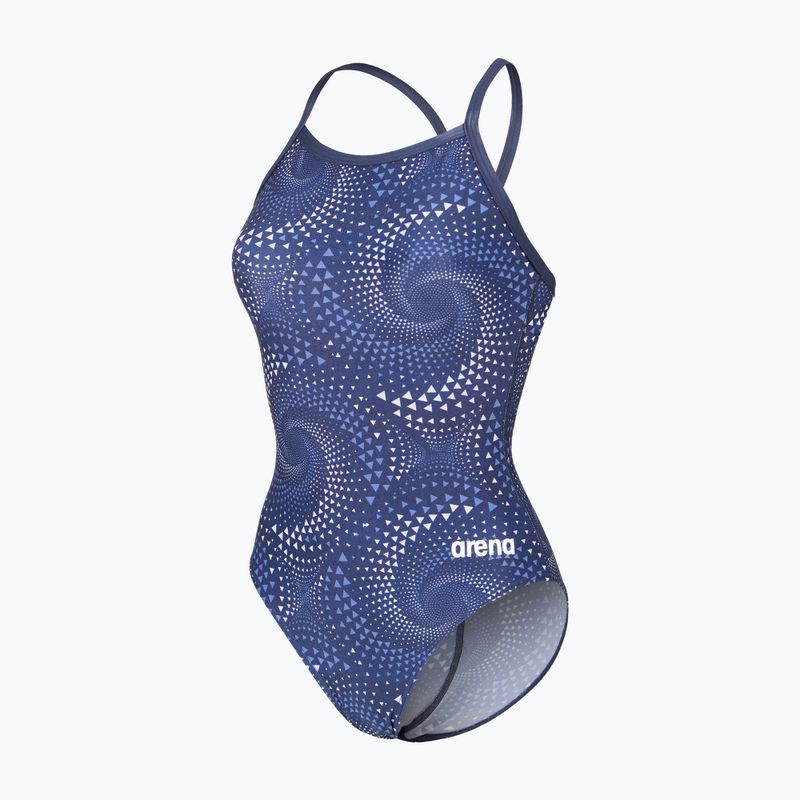Ladies' one-piece swimsuit arena Fireflow Lightdrop Back navy/team navy 3