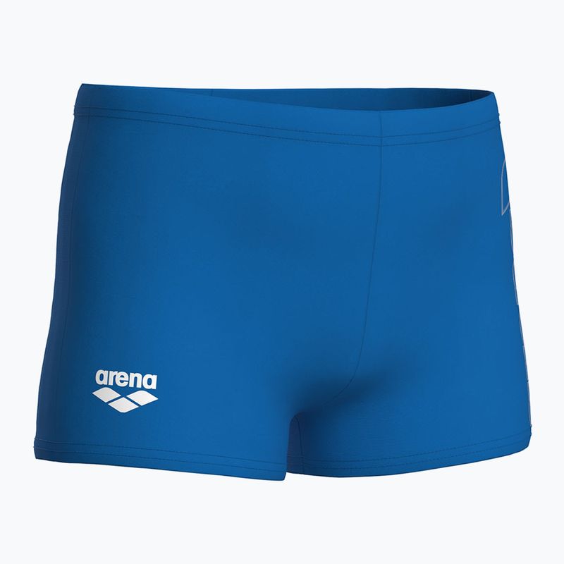 Children's swim boxers arena Logo Swim Short blue river/white 4