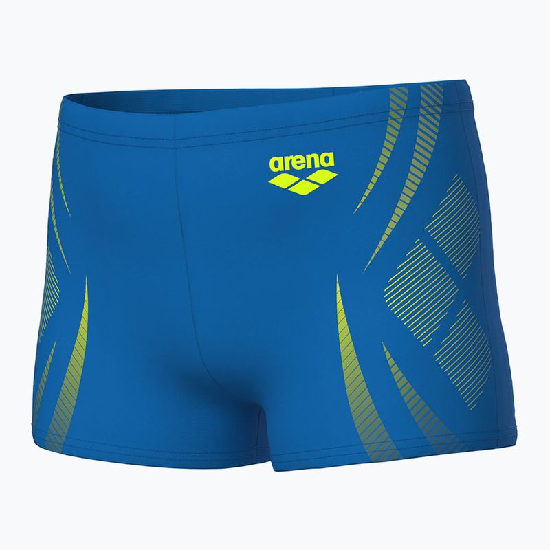 Children's swim boxers arena Poseidonia Swim Short blue river/artic lime 3
