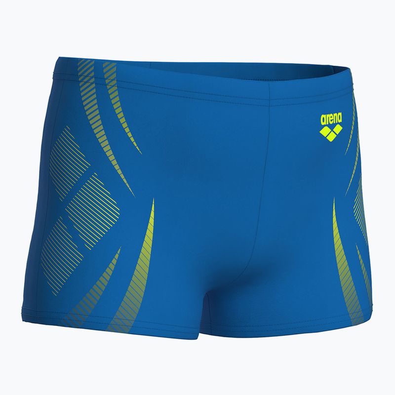Children's swim boxers arena Poseidonia Swim Short blue river/artic lime 4