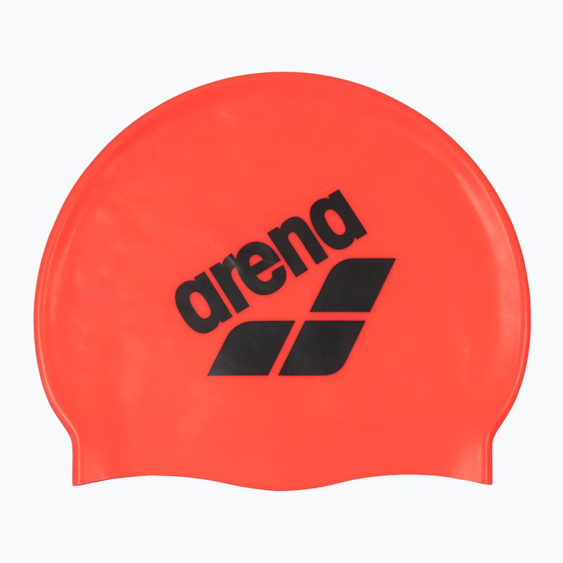 Swim cap arena Big Logo bright coral/asphalt