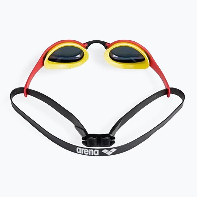 Swim goggles arena Cobra Ultra Swipe Mirror gold/red 3