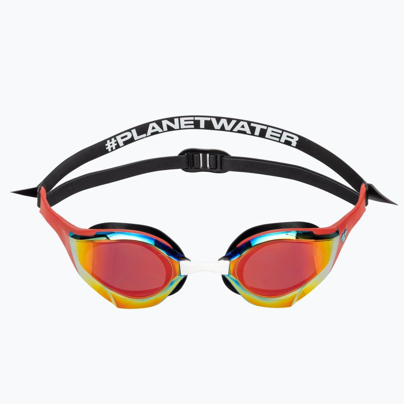 Swim goggles arena Cobra Edge Swipe Mirror gold/red 2