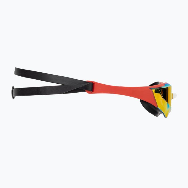 Swim goggles arena Cobra Edge Swipe Mirror gold/red 3