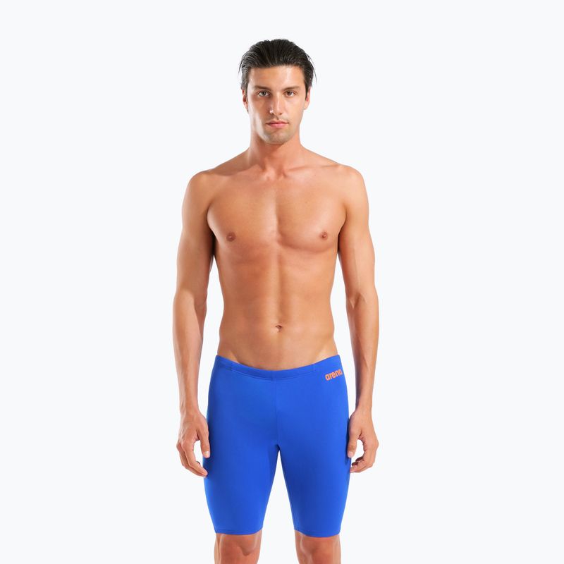 Men's swim jammers arena Team Swim Jammer Solid neon blue/team orange 5