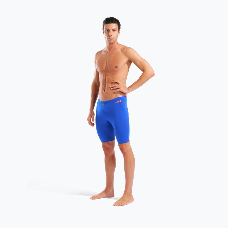 Men's swim jammers arena Team Swim Jammer Solid neon blue/team orange 6