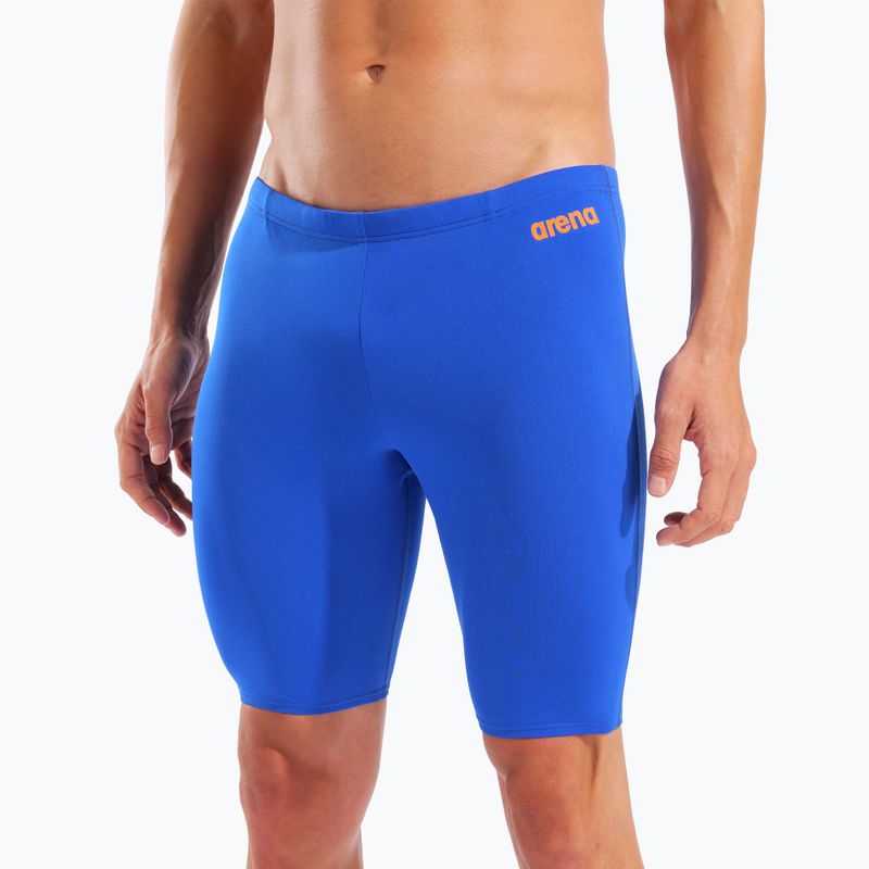 Men's swim jammers arena Team Swim Jammer Solid neon blue/team orange 9