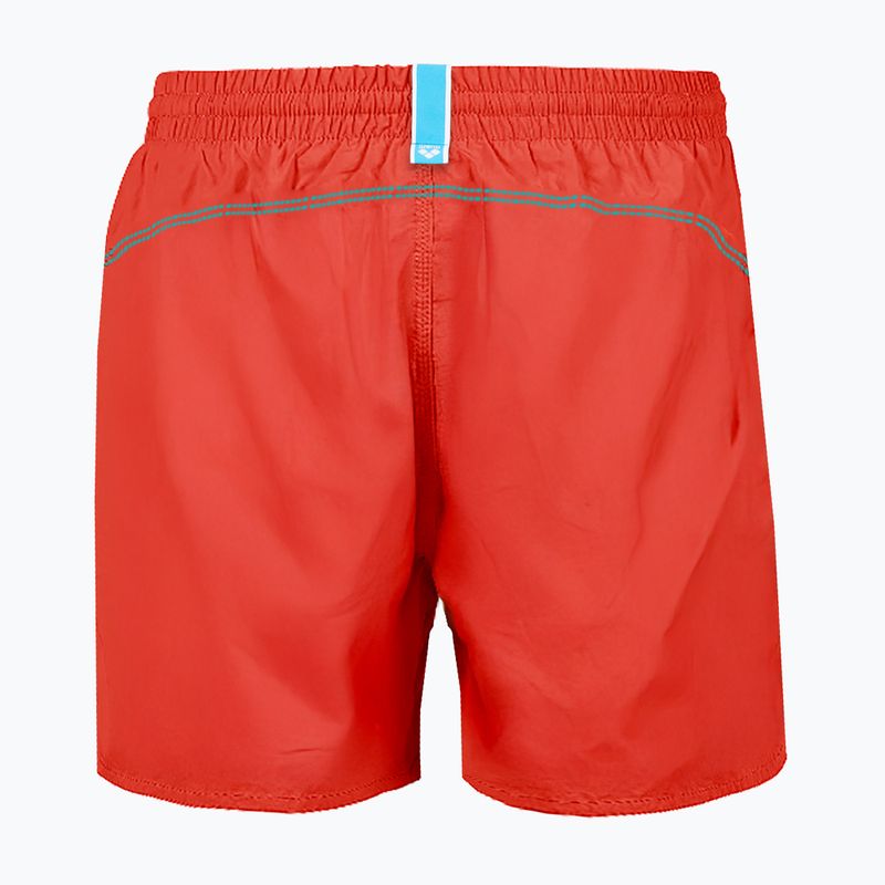 Men's swim shorts arena Bywayx R red/turquoise 2