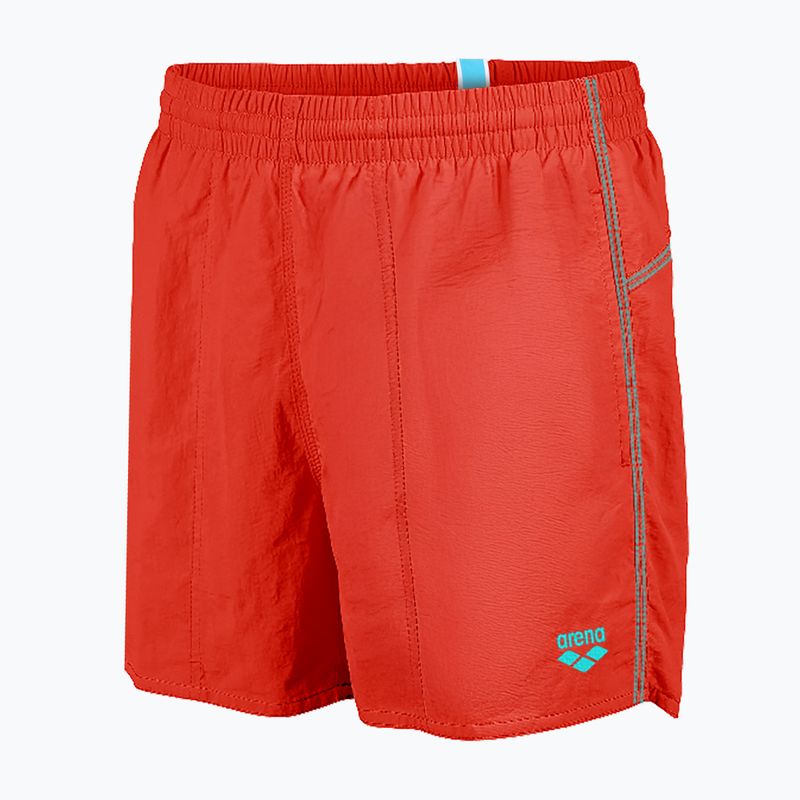 Men's swim shorts arena Bywayx R red/turquoise 3