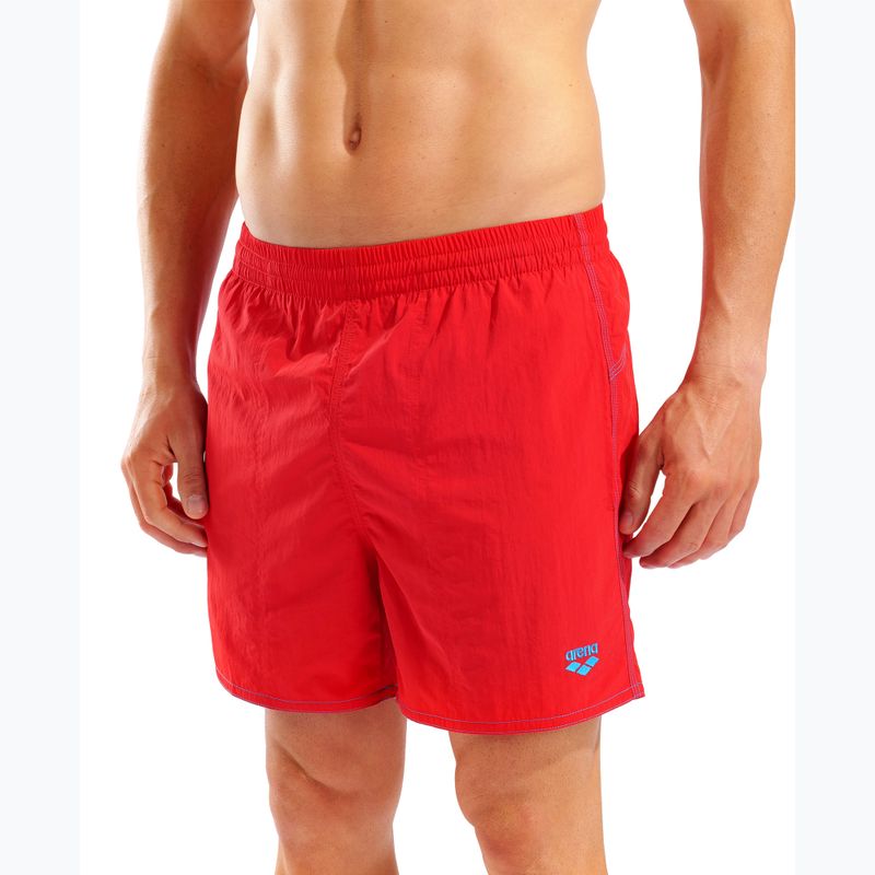 Men's swim shorts arena Bywayx R red/turquoise 8