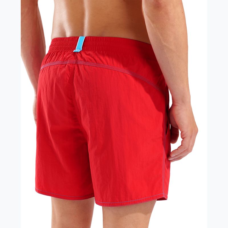 Men's swim shorts arena Bywayx R red/turquoise 9