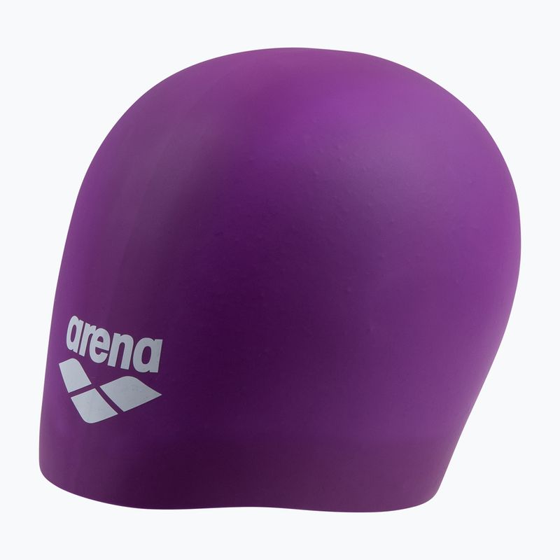 Swim cap arena Long Hair very fuchsia/white 2