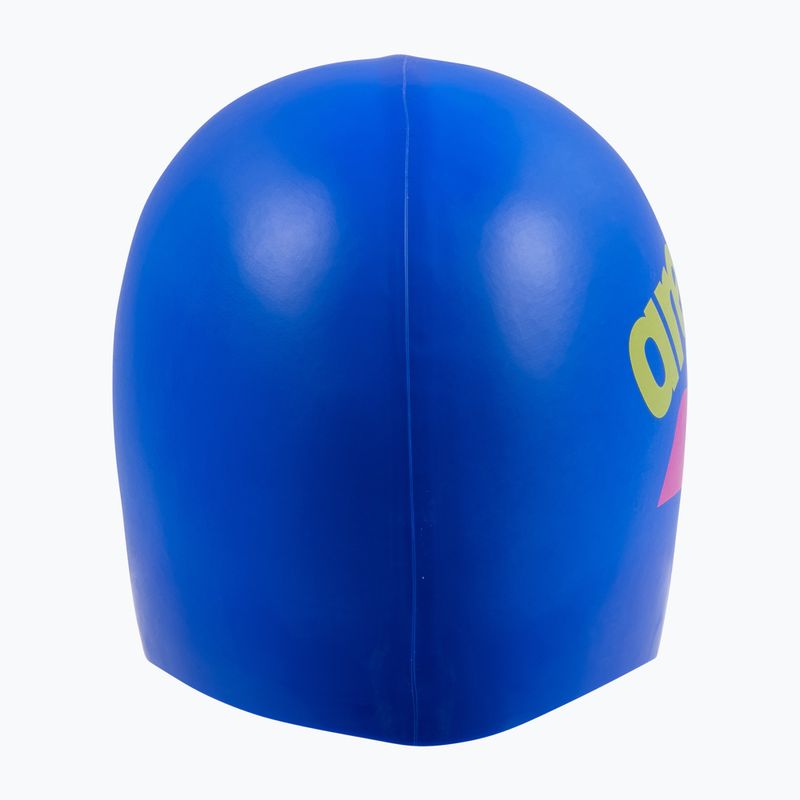 Swim cap arena Big Logo neon blue/shocking pink/yellow star 5