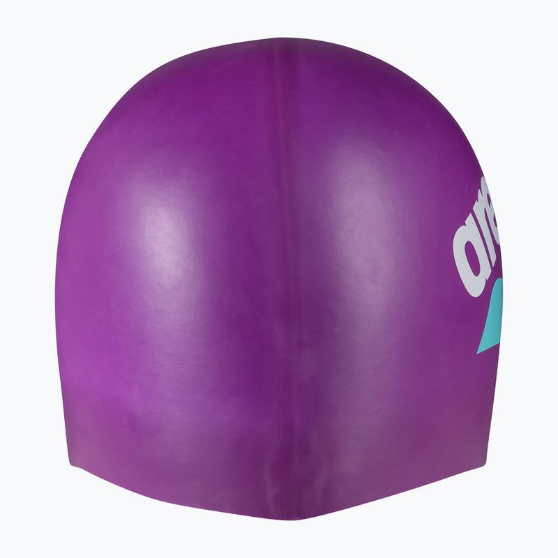 Swim cap arena Big Logo very fuchsia/white/water 5