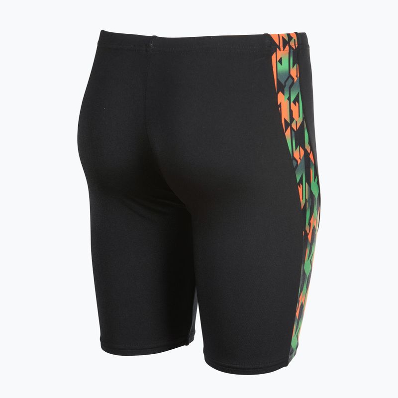 Children's swim jammers arena Print Swim black/orange multi 4