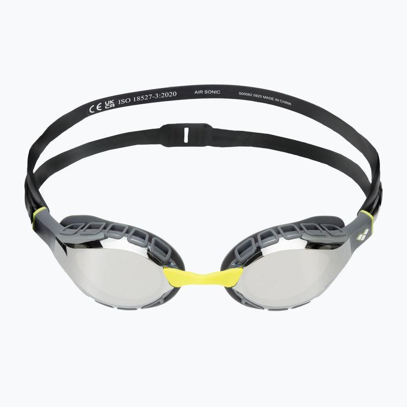 Swim goggles arena Air Sonic Mirror silver/anthracite 2