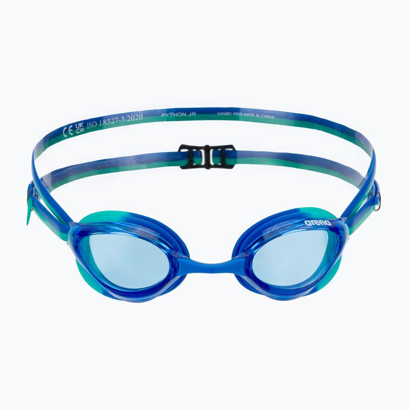 Children's swim goggles arena Python Jr blue/blue/peacock 2