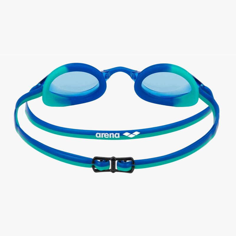 Children's swim goggles arena Python Jr blue/blue/peacock 4