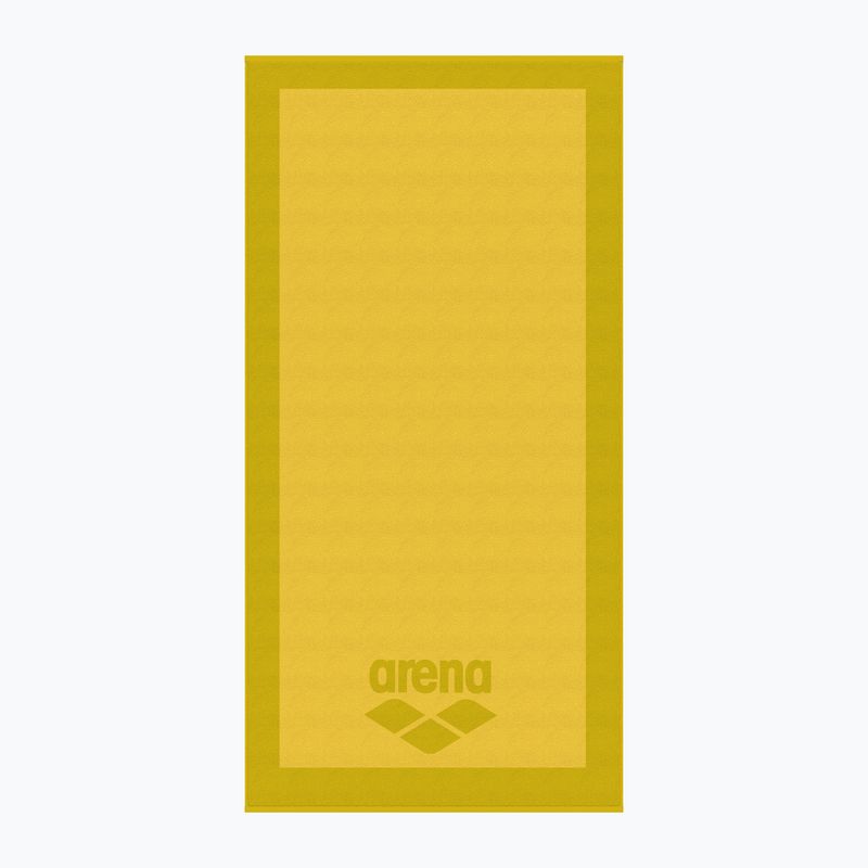 Towel arena Bicolor Velour golden kaki 2
