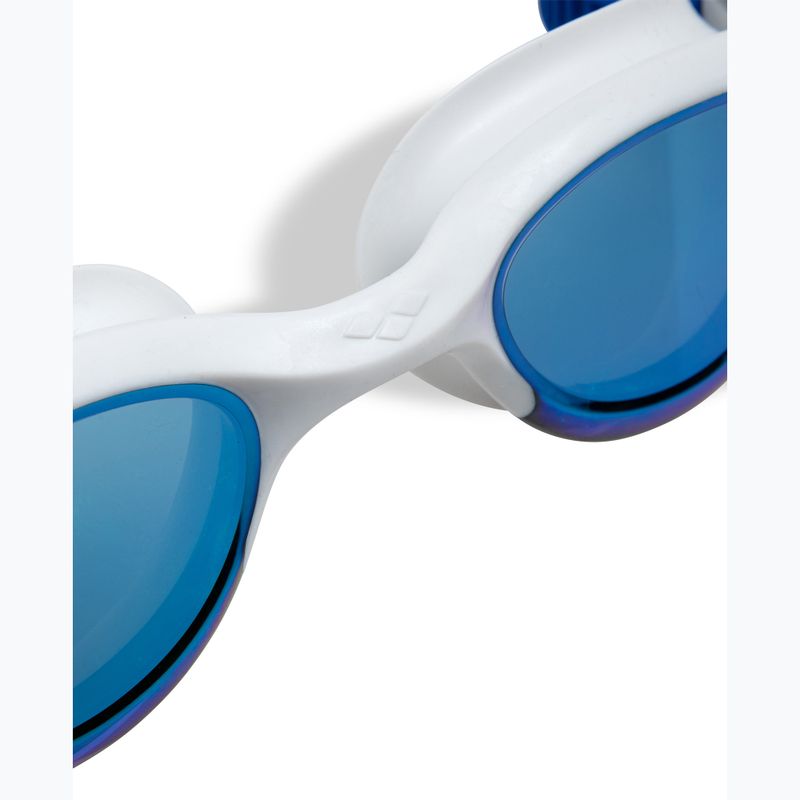 Swim goggles arena The One Plus Mirror blue mirror/white 5