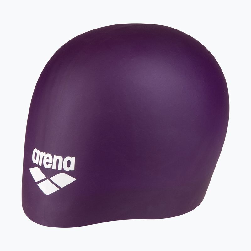 Swim cap arena Long Hair plum/white 2