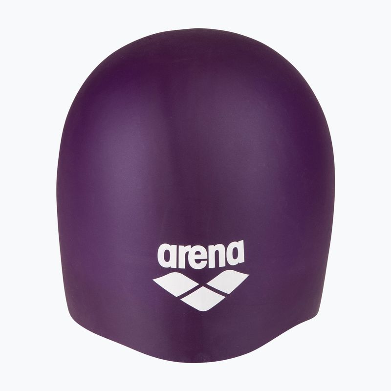 Swim cap arena Long Hair plum/white 3