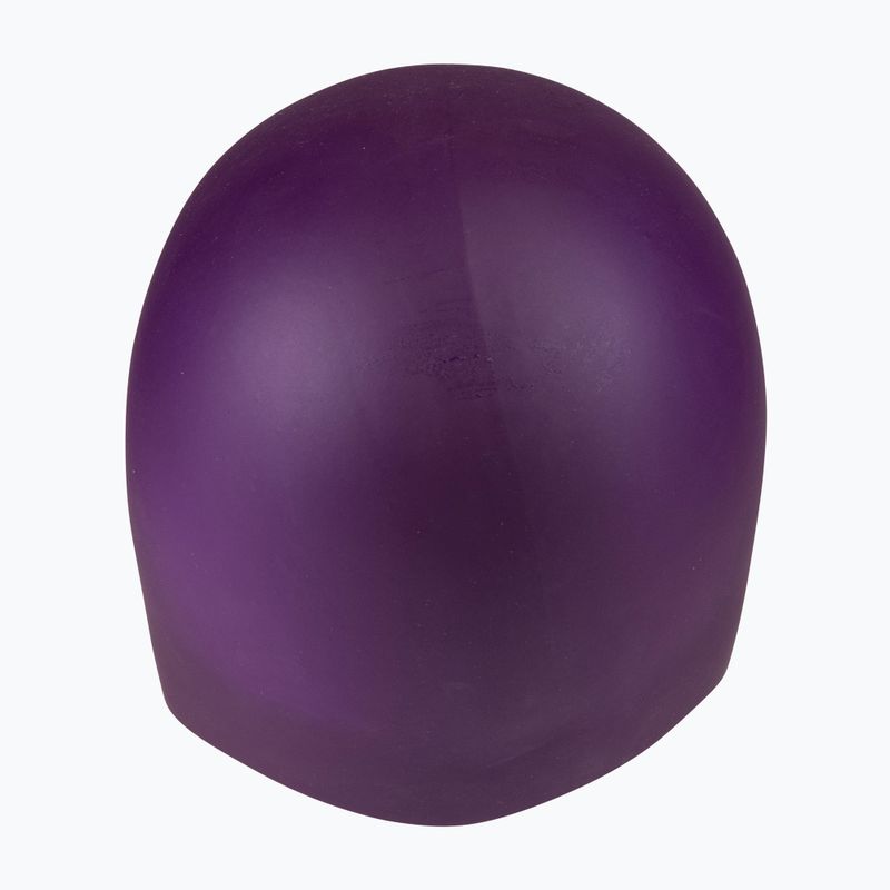 Swim cap arena Long Hair plum/white 4