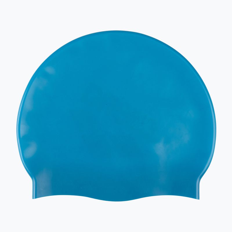 Swim cap arena Big Logo blue cosmo/artic lime 2