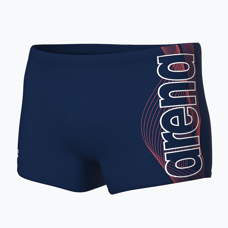 Men's swim boxers arena Basic Swim Short navy/white 3
