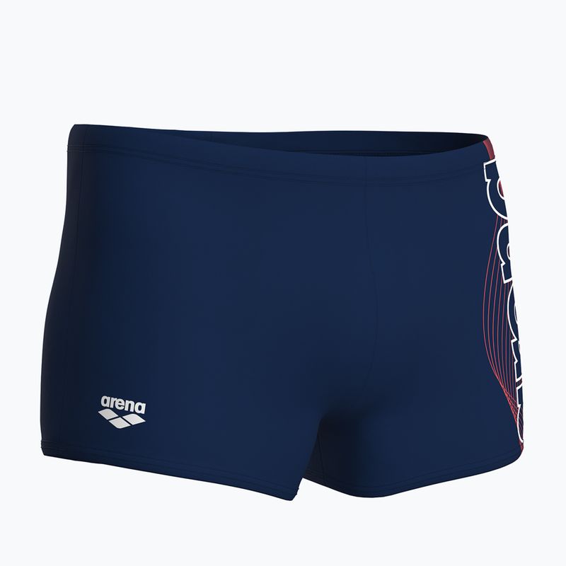 Men's swim boxers arena Basic Swim Short navy/white 4